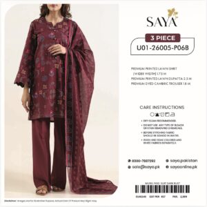 Saya lawn 3pc