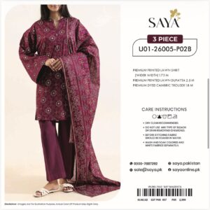 Saya lawn 3pc