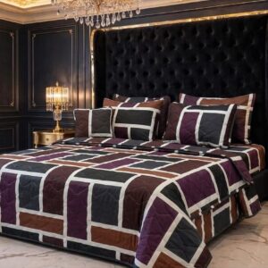 7pc printed comforter set