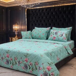 7pc printed comforter set