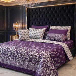 7pc printed comforter set
