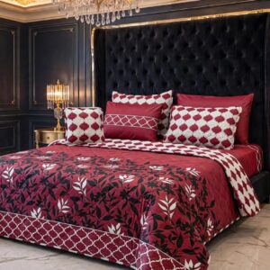 7pc printed comforter set